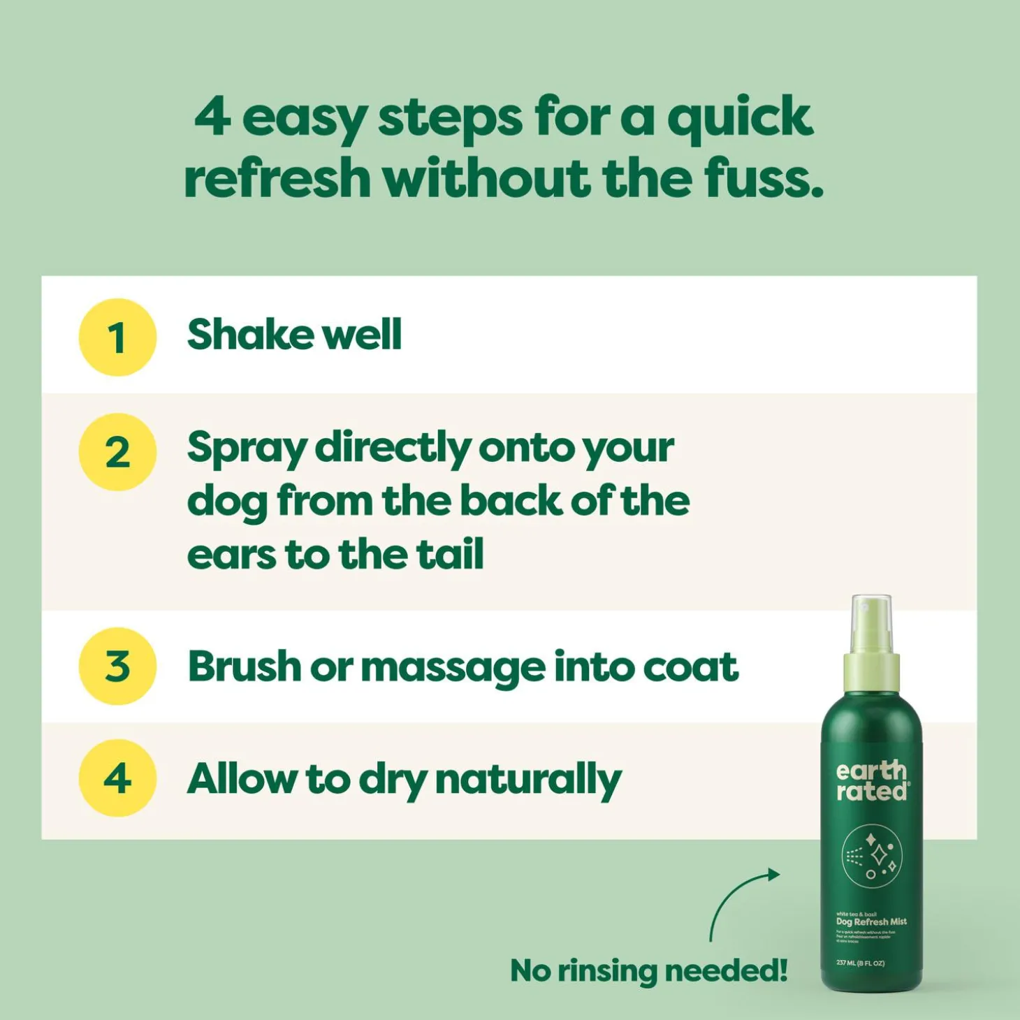 White Tea & Basil Dog Refresh Mist