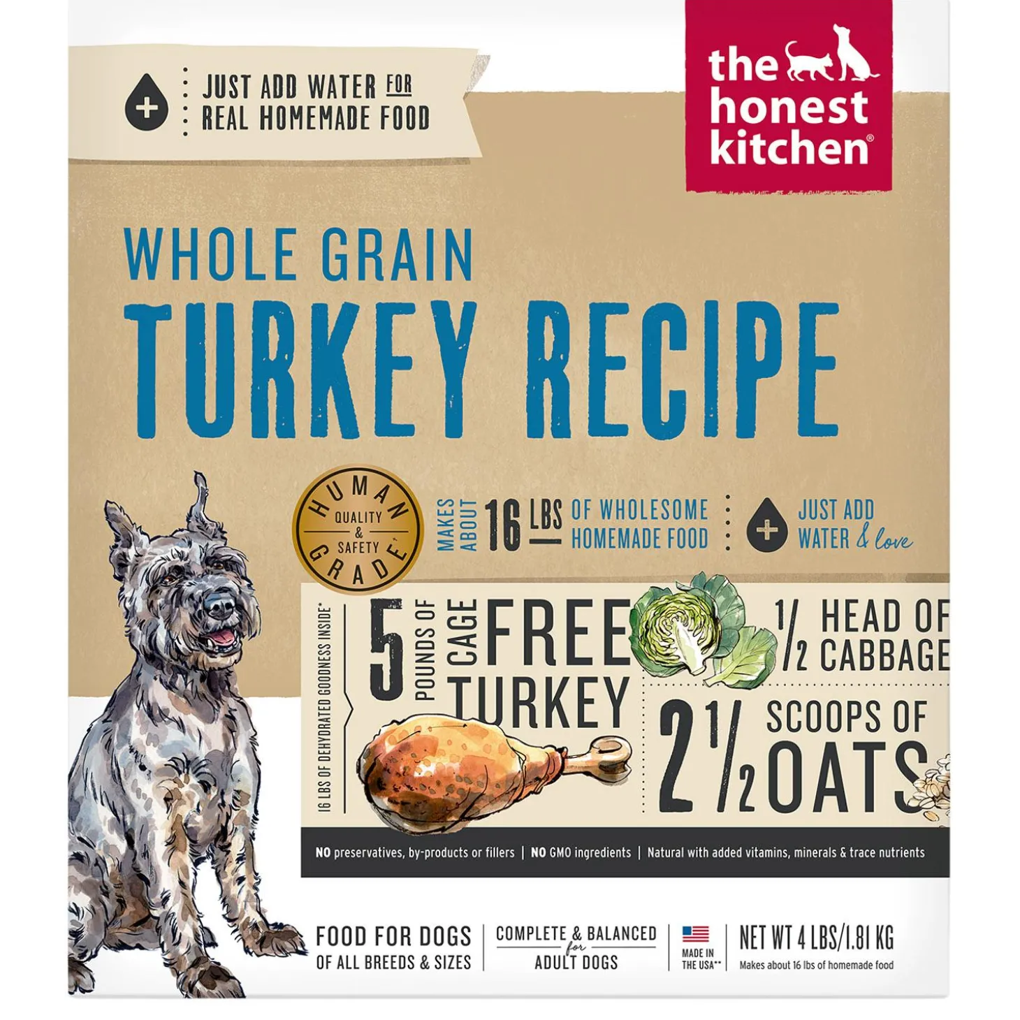 Whole Grain Turkey Recipe Adult Dog Food