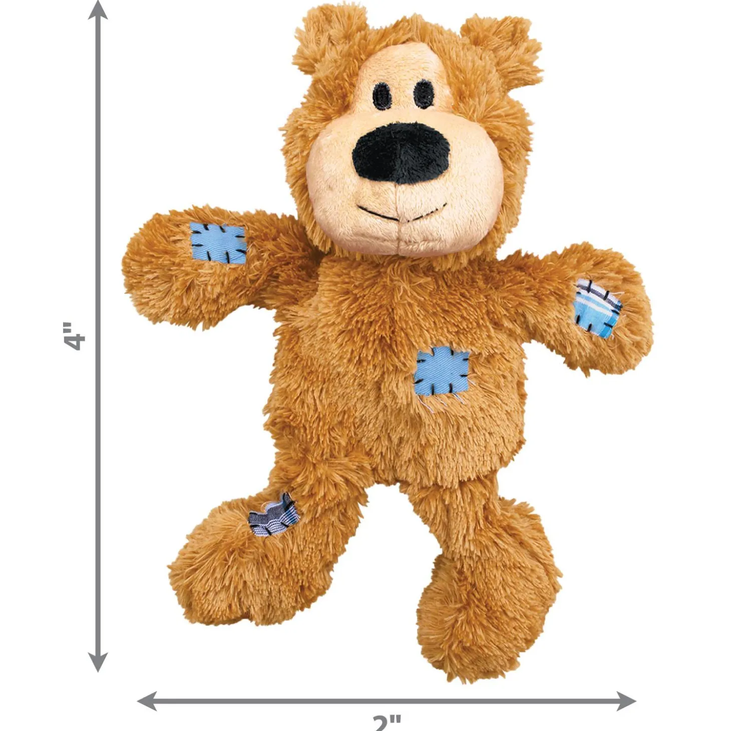 Wild Knots Bear Assorted Colours Dog Toy