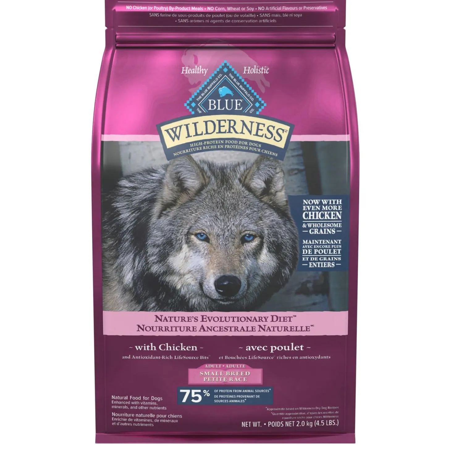 Wilderness Chicken With Grain Small Breed Adult Dog Food