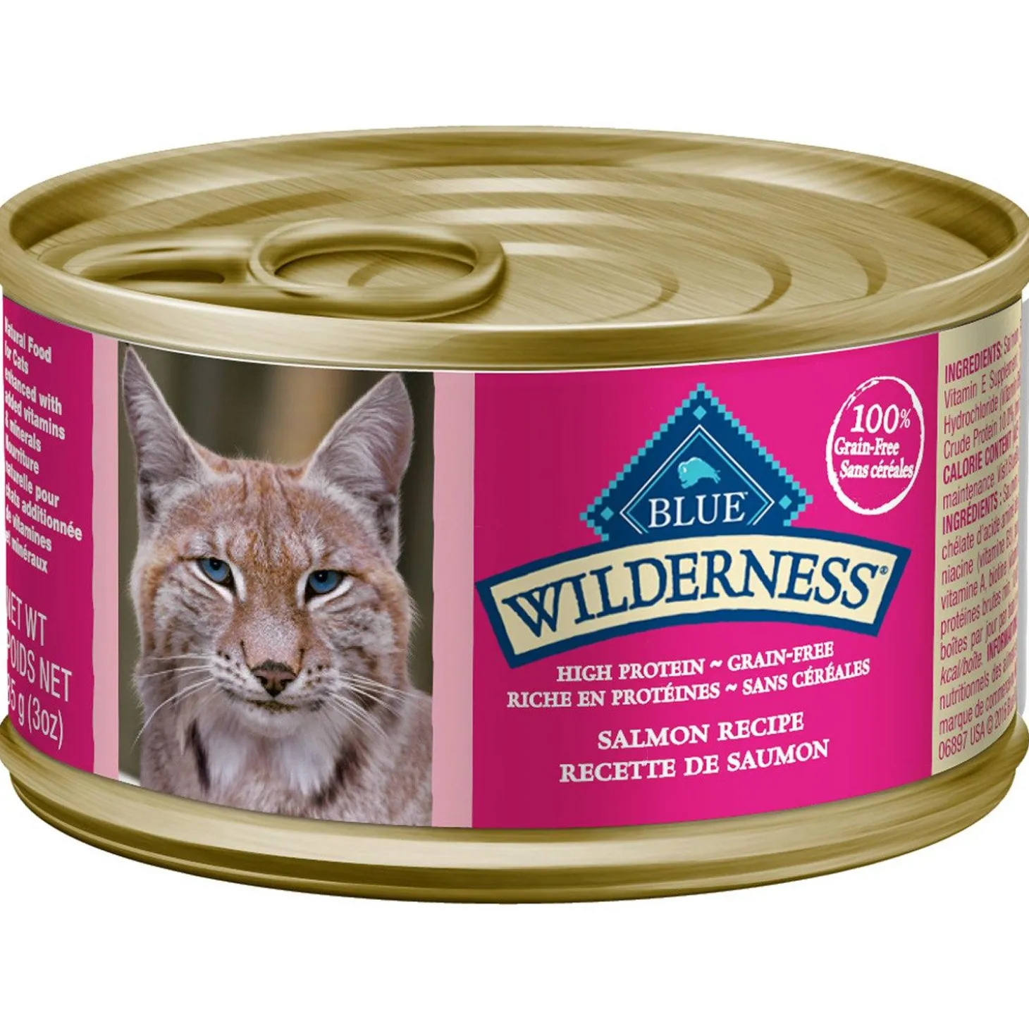 Wilderness Grain Free Salmon Recipe Adult Cat Food
