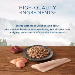 Wilderness Wild Delights Chicken & Turkey Flaked Recipe Adult Cat Food