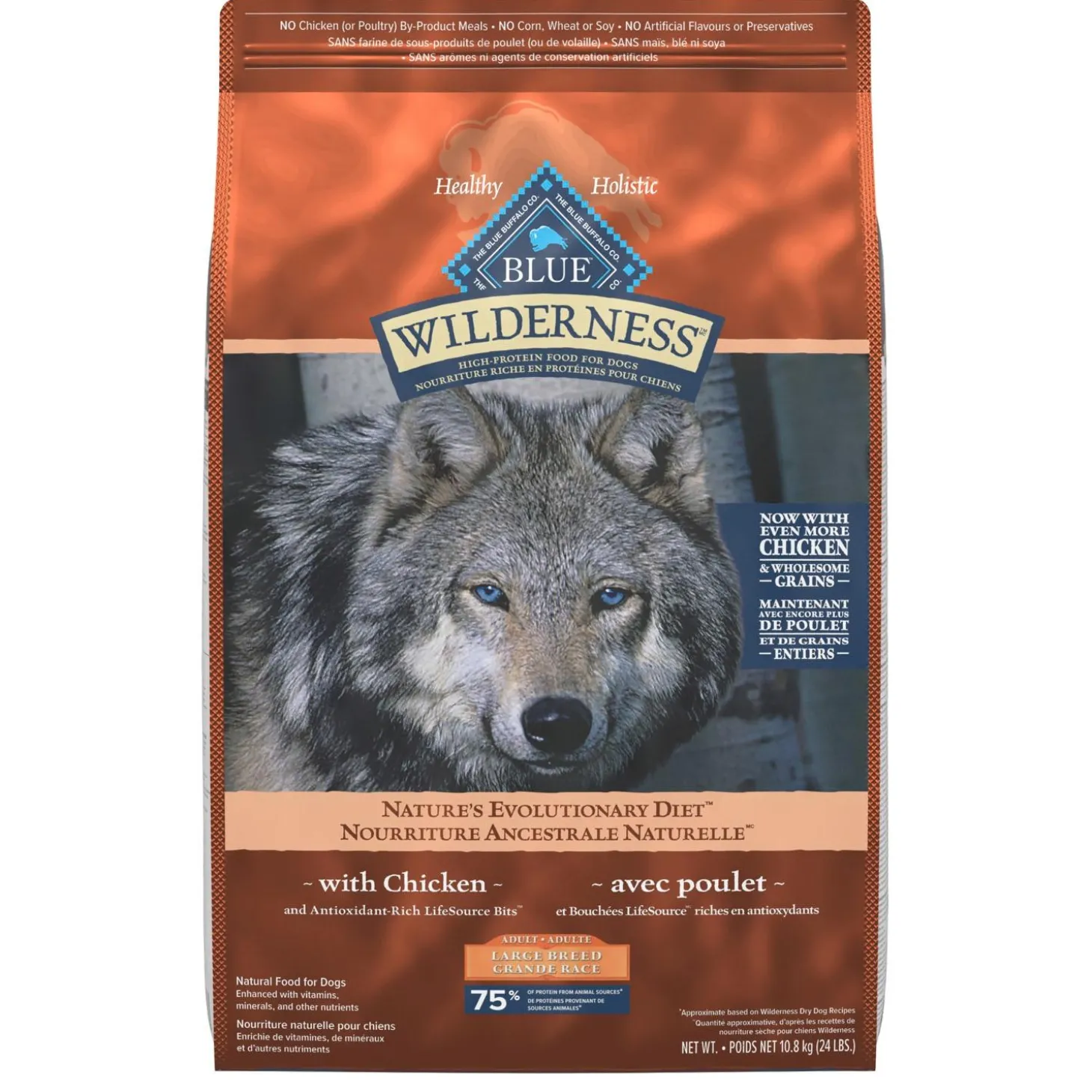 Wilderness With Grain Chicken Recipe Large Breed Adult Dog Food