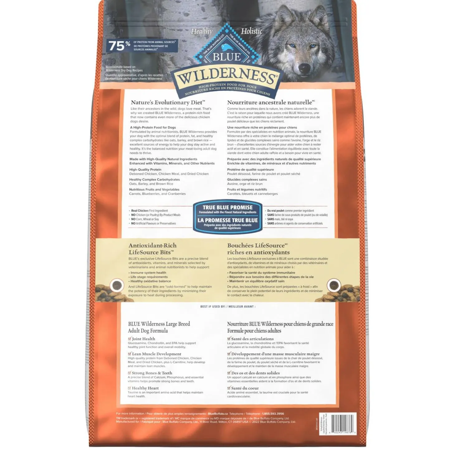 Wilderness With Grain Chicken Recipe Large Breed Adult Dog Food