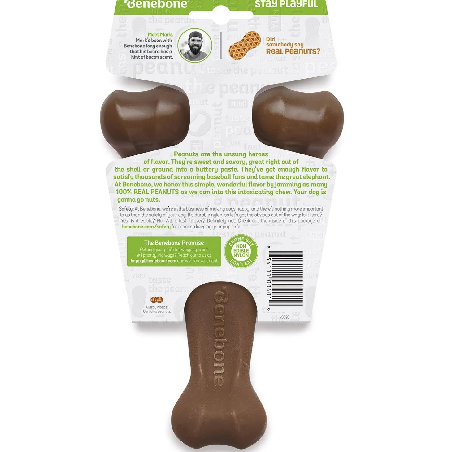 Wishbone Peanut Butter Flavour Dog Toy