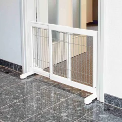 Wooden White Pet Gate