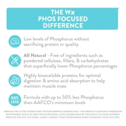 Wx Phos Focused Chicken & Tilapia Formula Shreds Adult Cat Food