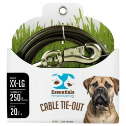 XX-Large Dog Black Cable Tie-Out