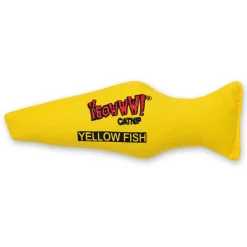 Yellow Fish Catnip Cat Toy