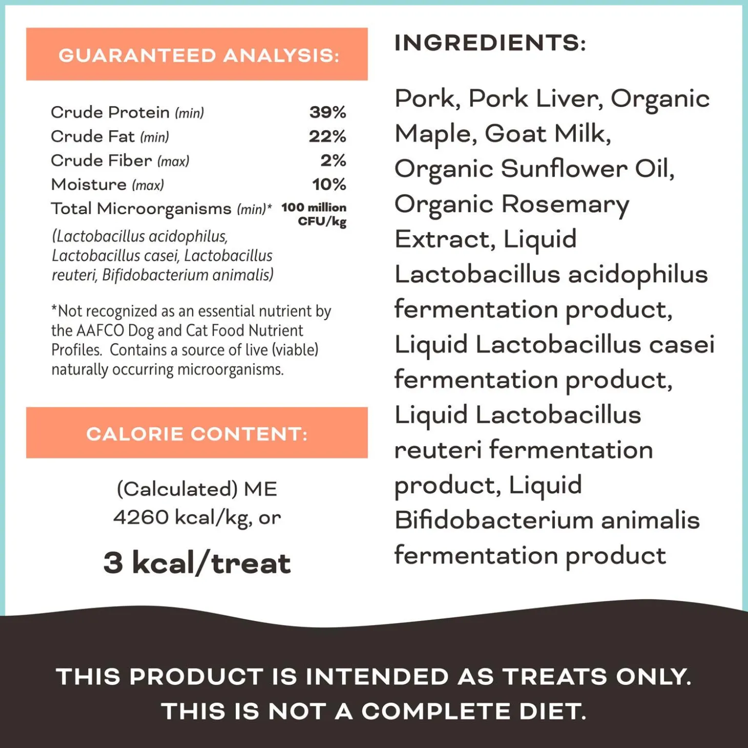 You Maple My Day! Pork, Maple & Goat Milk Dog Treats