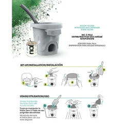 Zero Waste Grey Cat Litter Management System